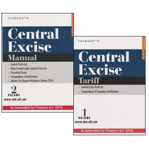 Taxmann's Central Excise (2 Vols)